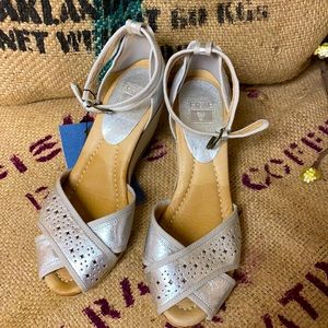 Silver Frye sandals